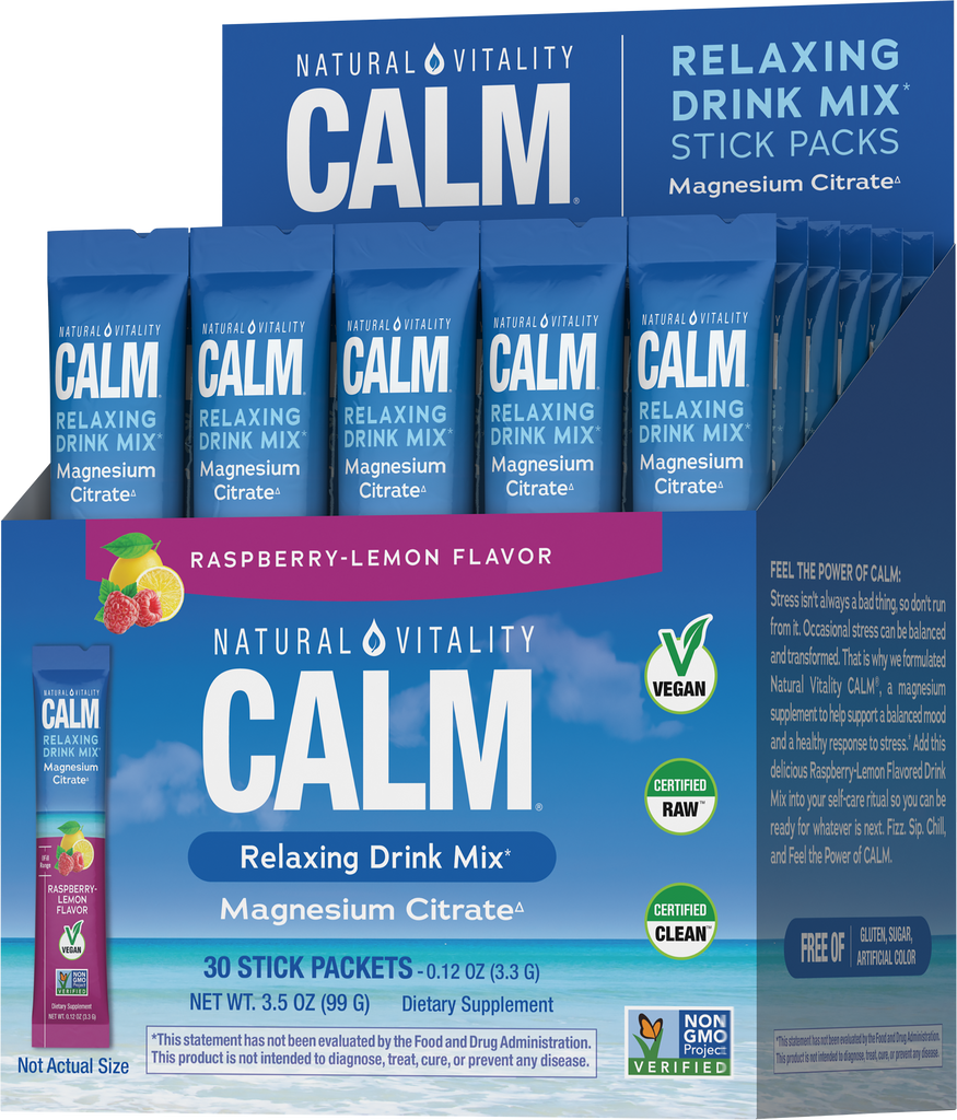 Magnesio en polvo sabor Frambuesa | 1 sobre de 235 mg. - Calm Max
